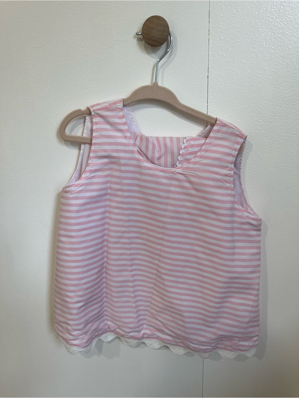 Pink and White Striped Bloomer Set. The Beaufort bonnet company